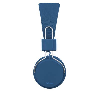 Trust Ziva összehajtható kék fejhallgató headset