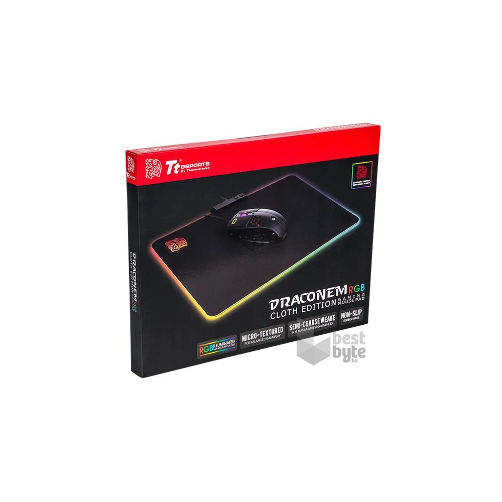 Ttesports Draconem RGB világító gamer egérpad