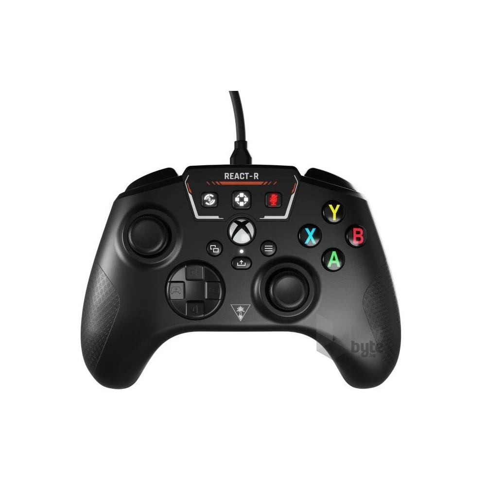 Turtle Beach TBS-0730-05 REACT-R PC/Xbox One/Xbox Series X|S vezetékes fekete kontroller
