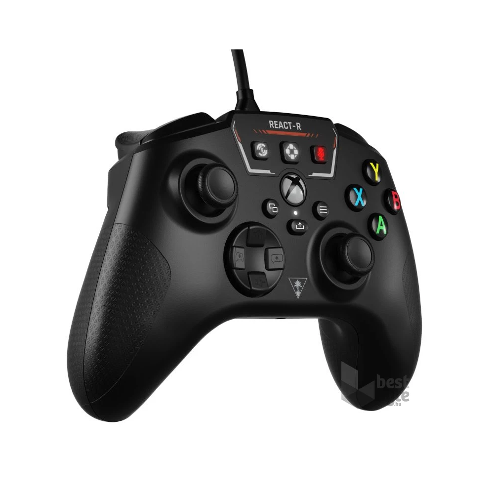 Turtle Beach TBS-0730-05 REACT-R PC/Xbox One/Xbox Series X|S vezetékes fekete kontroller