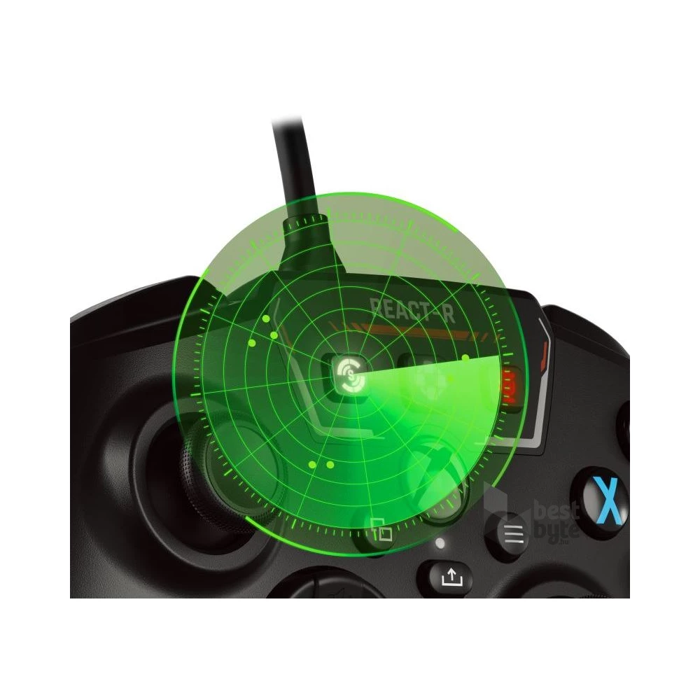 Turtle Beach TBS-0730-05 REACT-R PC/Xbox One/Xbox Series X|S vezetékes fekete kontroller