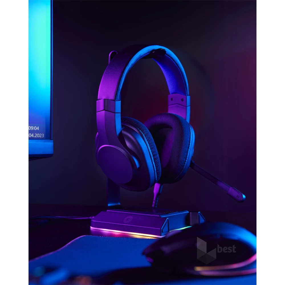 URAGE by Hama 217858 "URAGE SOUNDZ 200 V2" PC/PS fekete gamer headset