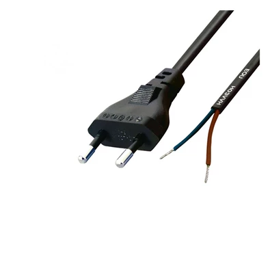 Somogyi  USE N 2/VDE 2x0,75mm2 1,5m ónozott végű hálózati csatlakozókábel