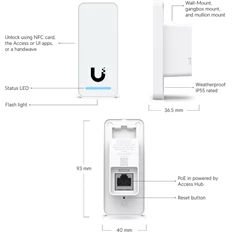 Ubiquiti UA-G2 UniFi Access Reader G2 NFC olvasó
