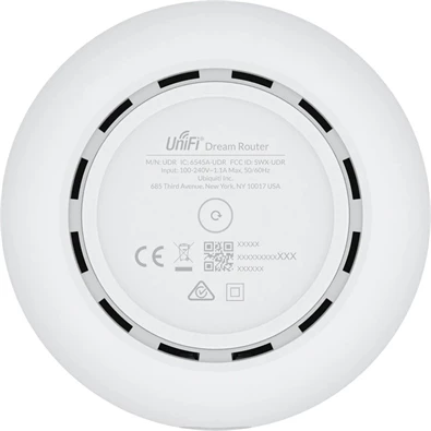 Ubiquiti UDR UniFi Dream Router WiFi 6 Dual-band (Access Point, Switch, Tűzfal, Controller) hálózati eszköz
