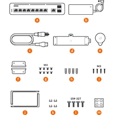 Ubiquiti UISP-Console 8xGbE LAN 1xGbE WAN 2x10G SFP+ port UISP Router
