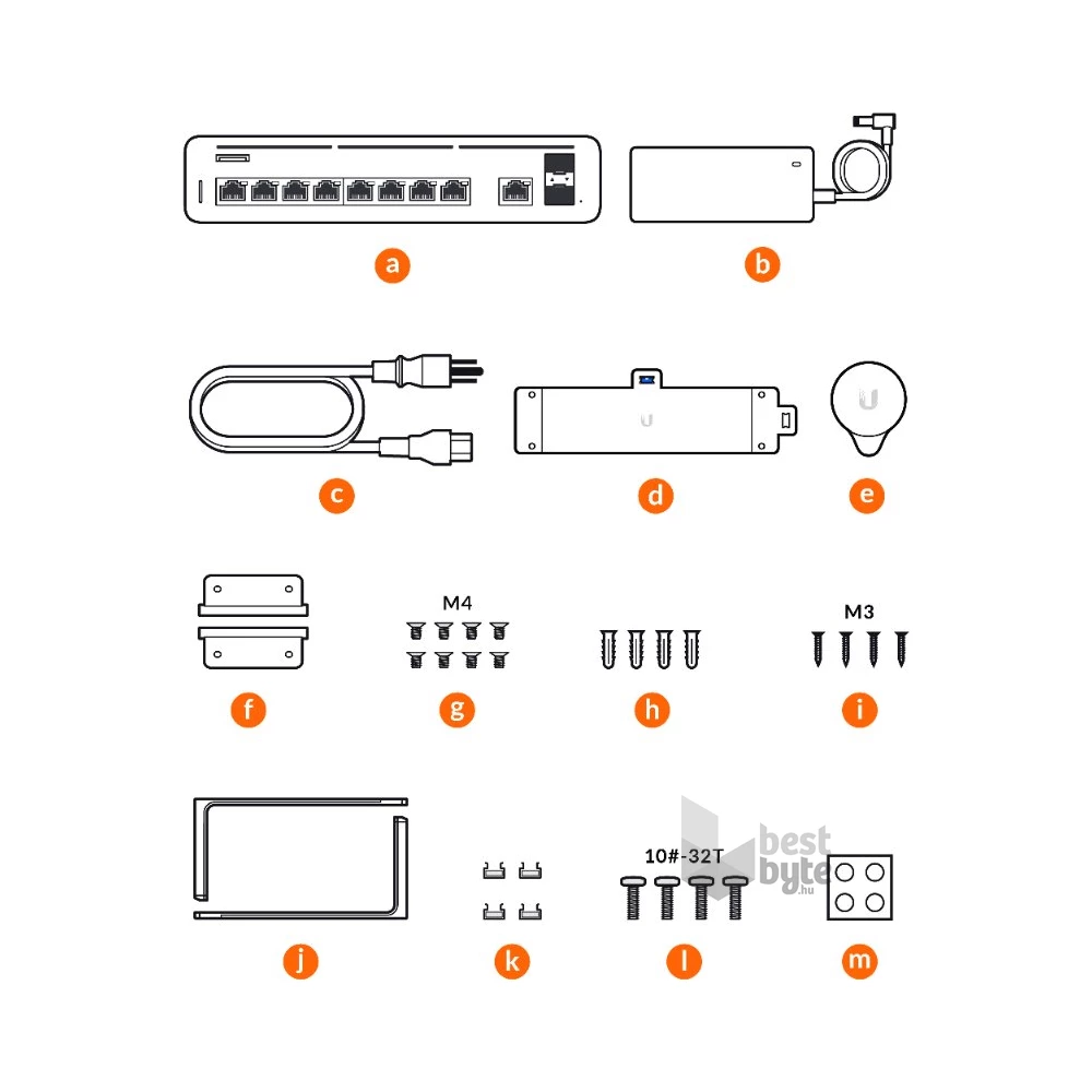 Ubiquiti UISP-Console 8xGbE LAN 1xGbE WAN 2x10G SFP+ port UISP Router