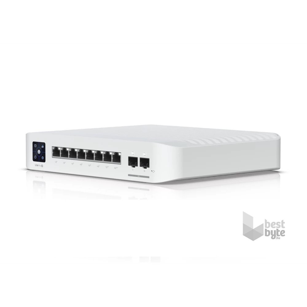 Ubiquiti USW-Pro-8-PoE 8port GbE LAN 6xPoE/PoE+ 2x PoE++ 2xSFP+ port 120W port L3 menedzselhető switch