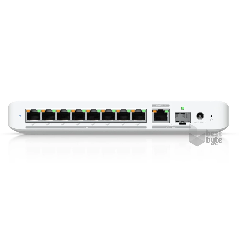 Ubiquiti USW-FLEX-2.5G-8-POE UniFi Flex 8x2.5GbE Multi-Gigabit LAN 196W POE 1x SFP+ combo port Switch