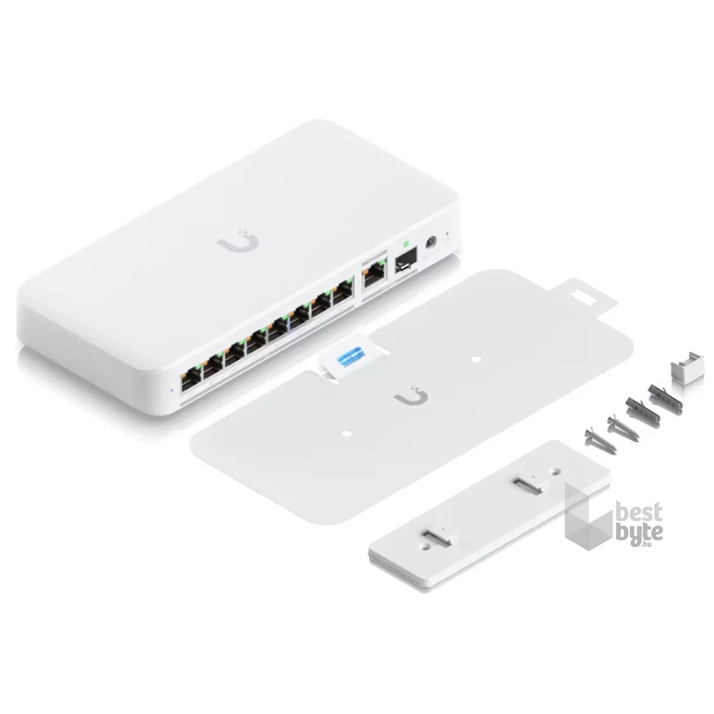 Ubiquiti USW-FLEX-2.5G-8-POE UniFi Flex 8x2.5GbE Multi-Gigabit LAN 196W POE 1x SFP+ combo port Switch