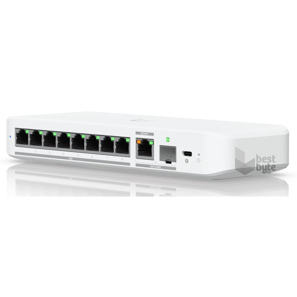 Ubiquiti USW-FLEX-2.5G-8 UniFi Flex 8x2.5GbE Multi-Gigabit LAN 1x SFP+ combo port Switch