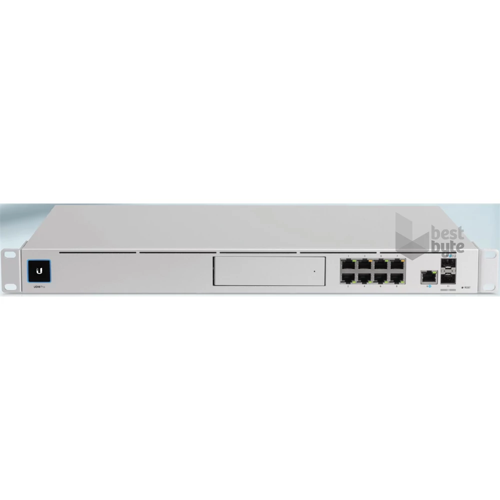 Ubiquiti UniFi Dream Machine PRO 8xGbE LAN 1xSFP 1xSFP+ 19" 1U komplett (Switch, Tűzfal, Controller, VPN)hálózati eszköz