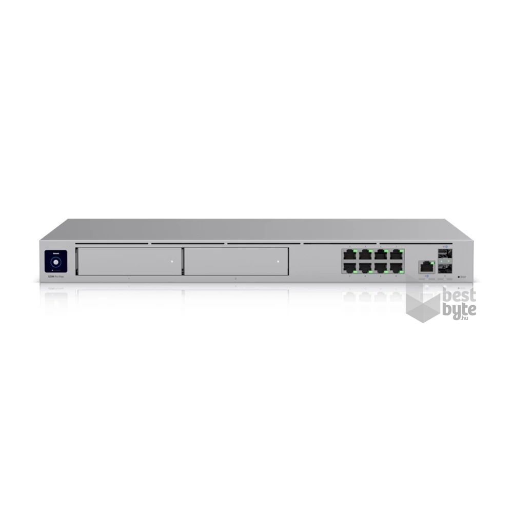 Ubiquiti UniFi Dream Machine PRO MAX 8xGbE LAN 1x2.5GbE WAN 2xSFP+ port (Switch, Tűzfal, Controller, VPN)hálózati eszköz