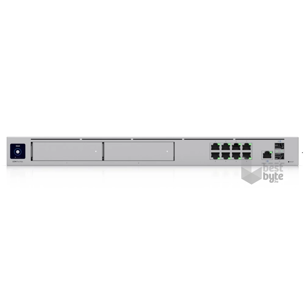 Ubiquiti UniFi Dream Machine PRO MAX 8xGbE LAN 1x2.5GbE WAN 2xSFP+ port (Switch, Tűzfal, Controller, VPN)hálózati eszköz