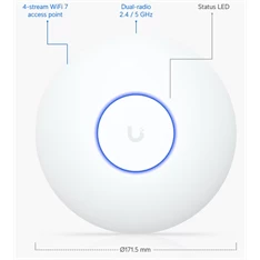Ubiquiti UniFi U7-Lite 802.11be Wi-Fi 7 Dual-band beltéri Access Point