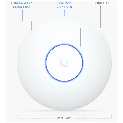 Ubiquiti UniFi U7-Lite 802.11be Wi-Fi 7 Dual-band beltéri Access Point