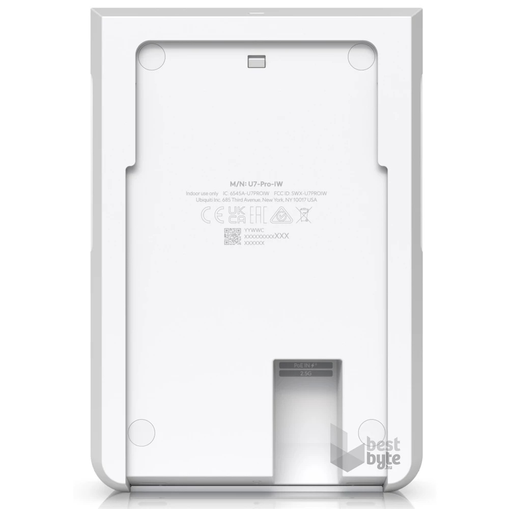 Ubiquiti UniFi U7-Pro-Wall 802.11be Wi-Fi 7 Tri-band beltéri In-Wall Access Point