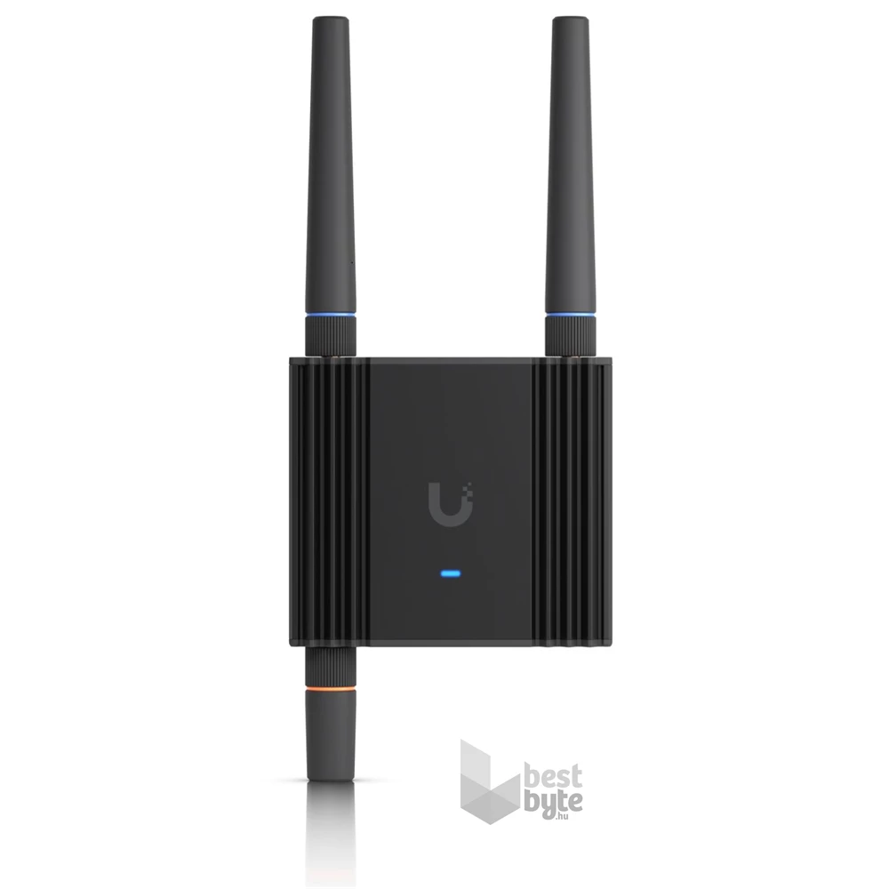 Ubiquiti UniFi UMR-Ultra 2x10/100 FE LAN 1xnanoSIM IoT 4G/LTE CAT4 beltéri Vezeték nélküli ipari router