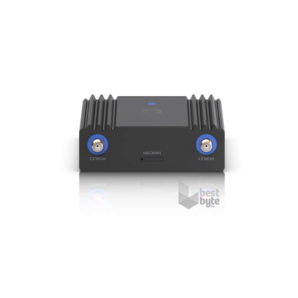 Ubiquiti UniFi UMR-Ultra 2x10/100 FE LAN 1xnanoSIM IoT 4G/LTE CAT4 beltéri Vezeték nélküli ipari router