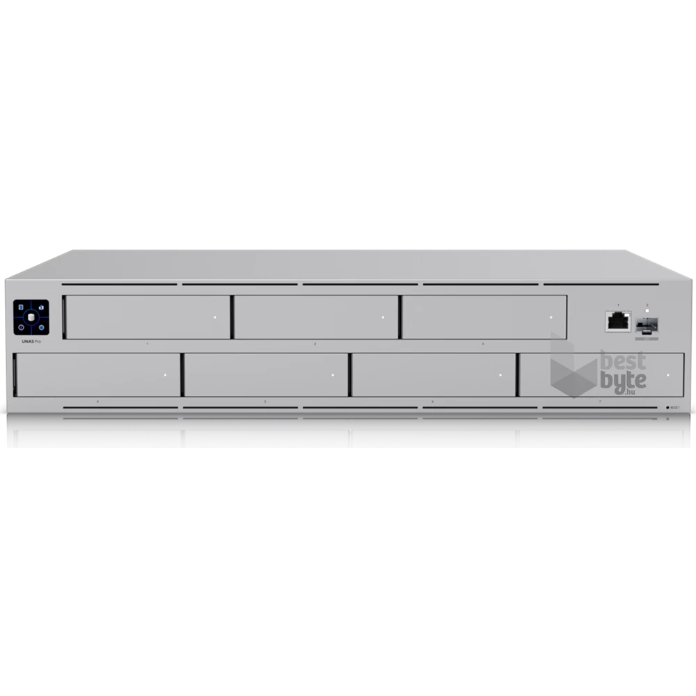 Ubiquiti UniFi UNAS-Pro 7x SSD/HDD 2U rackbe szerelhető NAS
