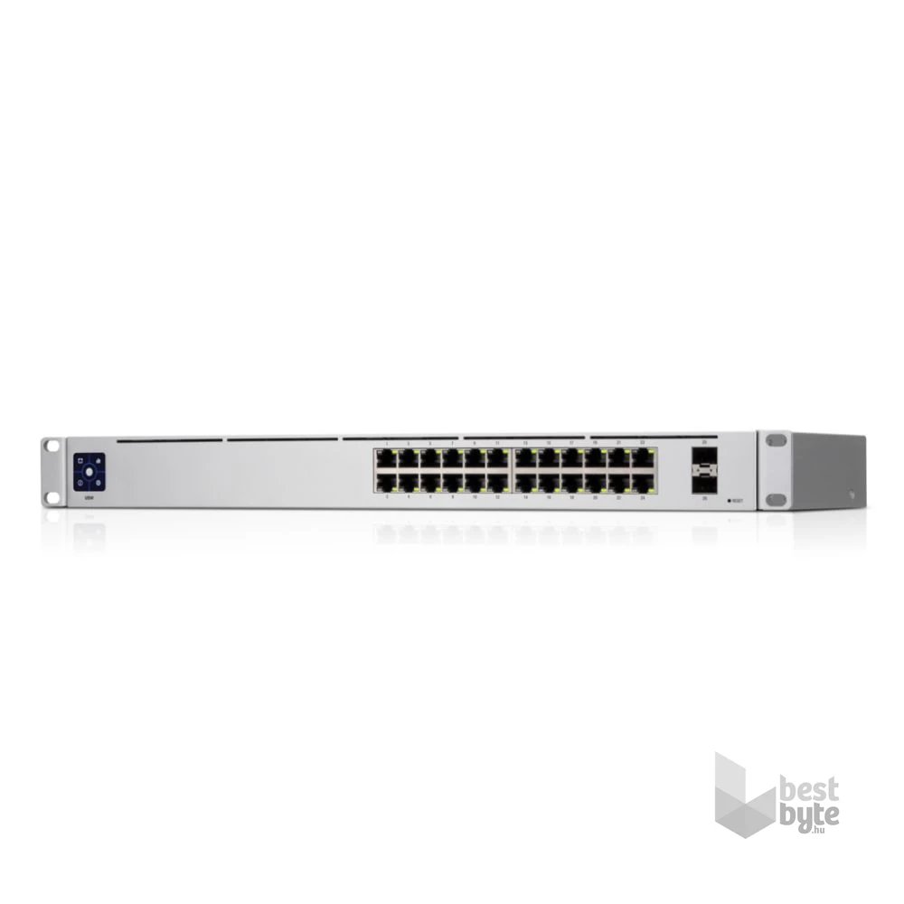 Ubiquiti UniFi USW-24 24port GbE LAN 2xGbE SFP port L2 menedzselhető switch