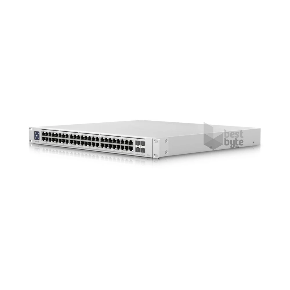 Ubiquiti UniFi USW-Enterprise-48-PoE 48x 2.5GbE Multi-Gigabit PoE LAN 4x10GbE SFP+ port L3 menedzselhető switch