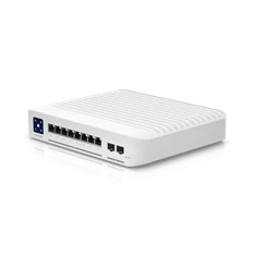 Ubiquiti UniFi USW-Enterprise-8-PoE 8x 2.5GbE Multi-Gigabit PoE LAN 2xSFP+ port L3 menedzselhető switch