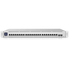 Ubiquiti UniFi USW-EnterpriseXG-24 24x 100M/1G/2.5G/ 5G/10G Multi-Gigabit LAN 2xSFP28 port L3 menedzselhető switch