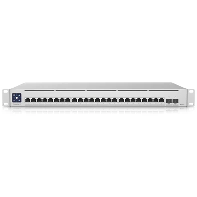 Ubiquiti UniFi USW-EnterpriseXG-24 24x 100M/1G/2.5G/ 5G/10G Multi-Gigabit LAN 2xSFP28 port L3 menedzselhető switch