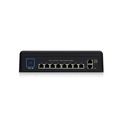 Ubiquiti UniFi USW-Industrial 2xGbE LAN 8xGbE PoE++ LAN (450W) ipari switch
