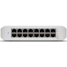 Ubiquiti UniFi USW-Lite-16-PoE 16port GbE LAN 8x PoE+ (45W) L2 menedzselhető switch
