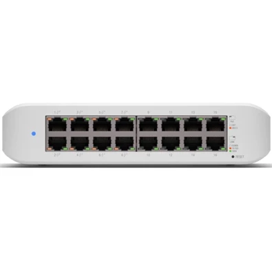 Ubiquiti UniFi USW-Lite-16-PoE 16port GbE LAN 8x PoE+ (45W) L2 menedzselhető switch
