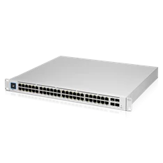 Ubiquiti UniFi USW-PRO-48-POE Gen2 48port GbE LAN 40xPoE+ 8xPoE++ 4xSFP+ port L3 menedzselhető switch