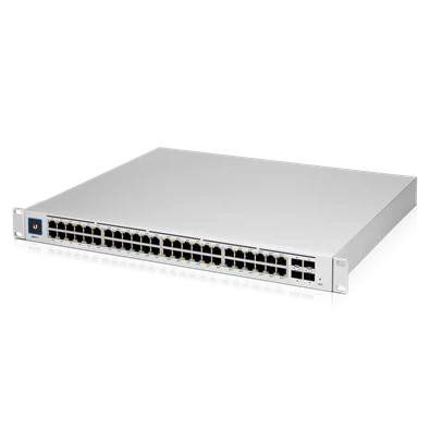 Ubiquiti UniFi USW-PRO-48-POE Gen2 48port GbE LAN 40xPoE+ 8xPoE++ 4xSFP+ port L3 menedzselhető switch