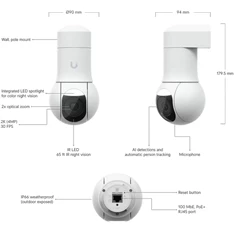 Ubiquiti UniFi Ubiquiti UVC-G5-PTZ 4MP 2K kültéri PTZ dómkamera