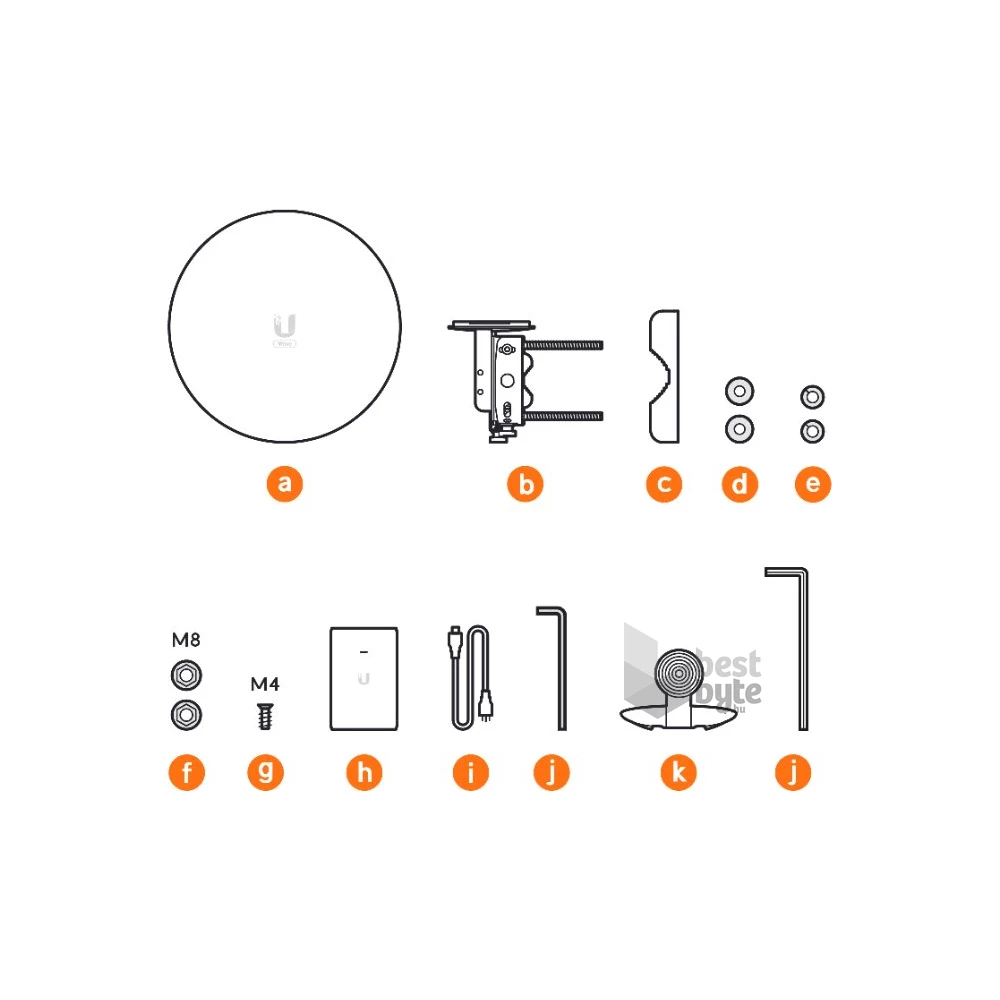 Ubiquiti Wave-LR 60GHz/5GHz Wi-Fi 6 802.11ax Backup UISP Pont-Multipont Wave Long-Range Kliens