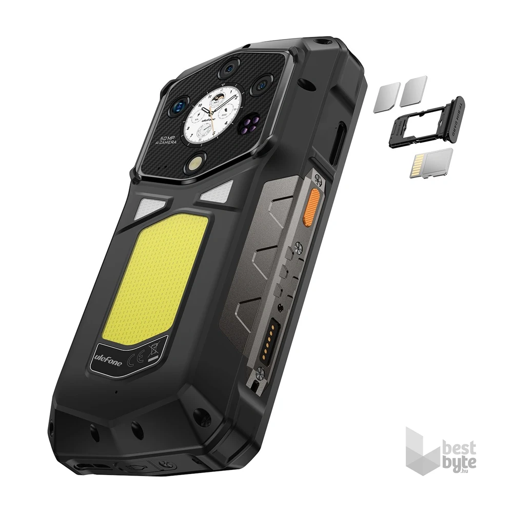 Ulefone Armor 29 Pro Thermal 16/512GB DualSIM kártyafüggetlen okostelefon - fekete (Android)