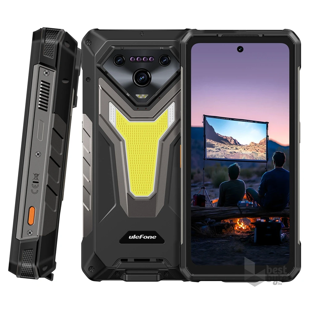 Ulefone Armor 34 Pro 16/512GB DualSIM kártyafüggetlen okostelefon - fekete (Android)