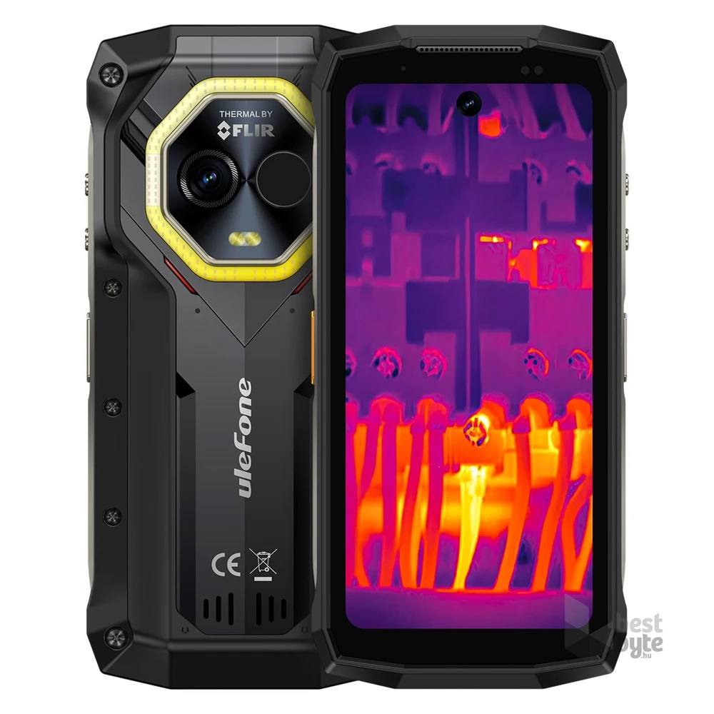 Ulefone Armor Mini 20T Pro 8/256GB DualSIM kártyafüggetlen okostelefon - fekete (Android)