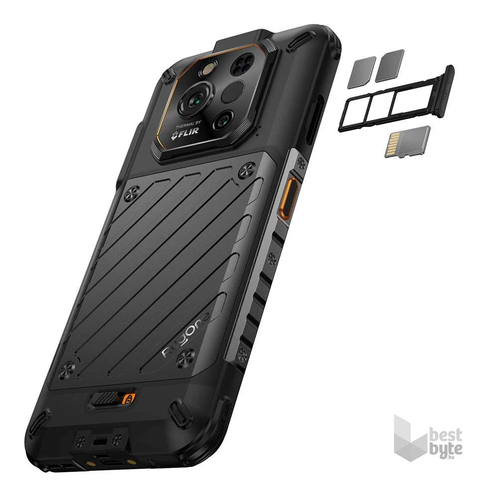 Ulefone RugOne Xever 7 Pro 12/512GB DualSIM kártyafüggetlen okostelefon - fekete (Android)
