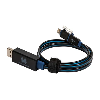Ultron 185961 2 az 1-ben Micro USB és Lightning világító adatkábel