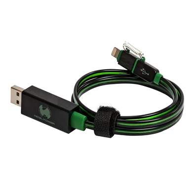 Ultron 185962 2 az 1-ben Micro USB és Lightning világító adatkábel