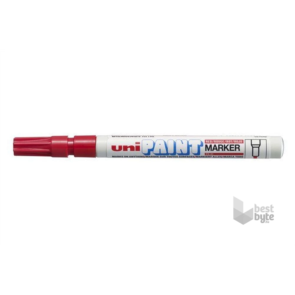 Uni PX-21 piros lakkmarker