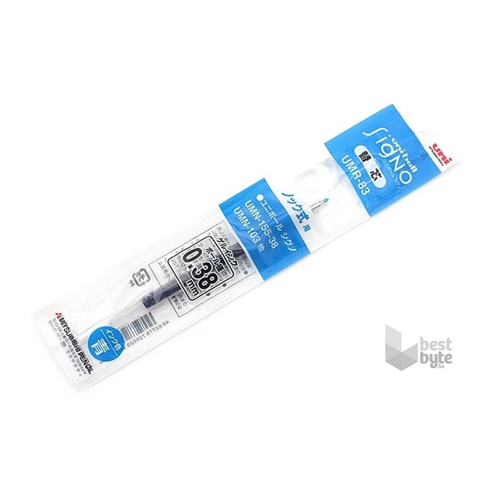 Uni UMR-83 zselés kék rollertoll betét