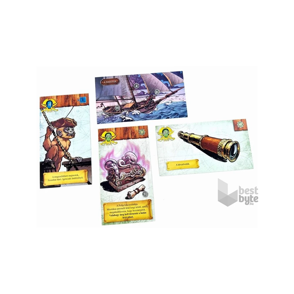 Unlock!: Rövid kalandok - A Polip titkai kártyajáték