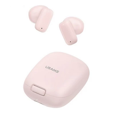 Usams BHUID04 True Wireless Bluetooth rózsaszín fülhallgató