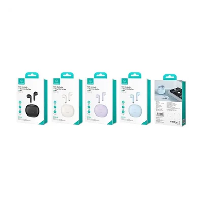 Usams BHUYO01 True Wireless Bluetooth fekete fülhallgató