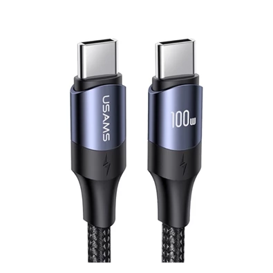 Usams SJ526USB01 3m Type-C 100W fekete adat- és töltőkábel