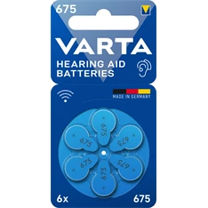 VARTA 24600101416 675 hallókészülék elem 6db/bliszter