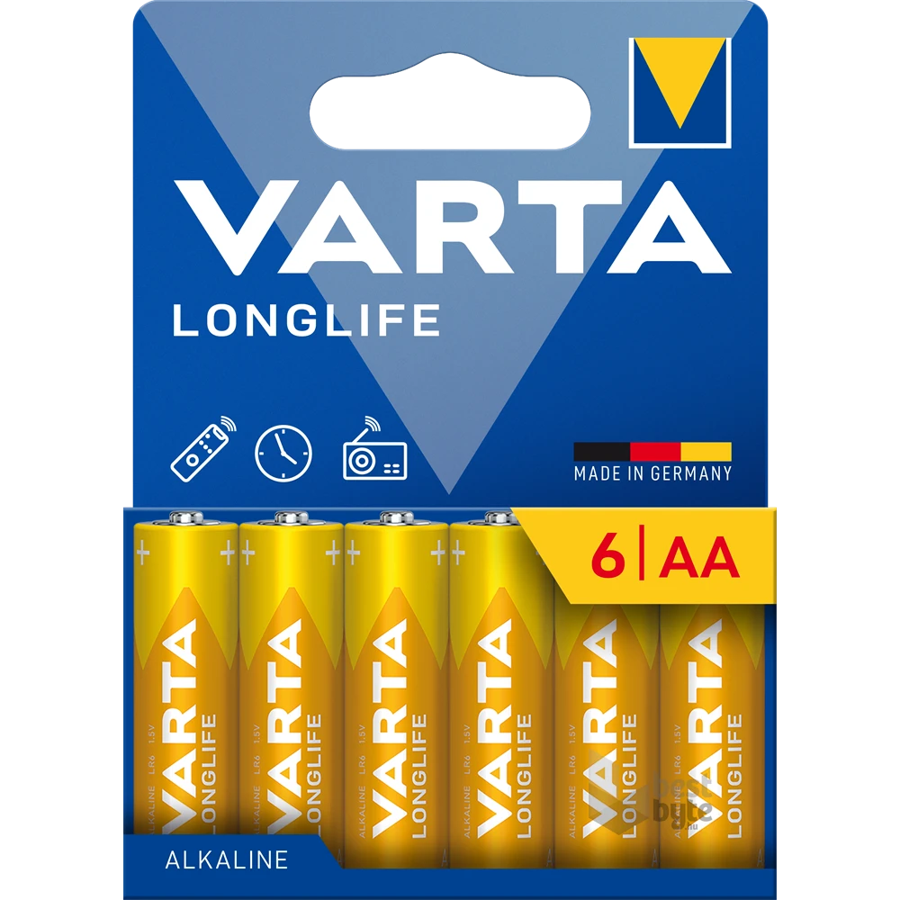 VARTA 4106101736 Longlife AA ceruzaelem 6db/bliszter